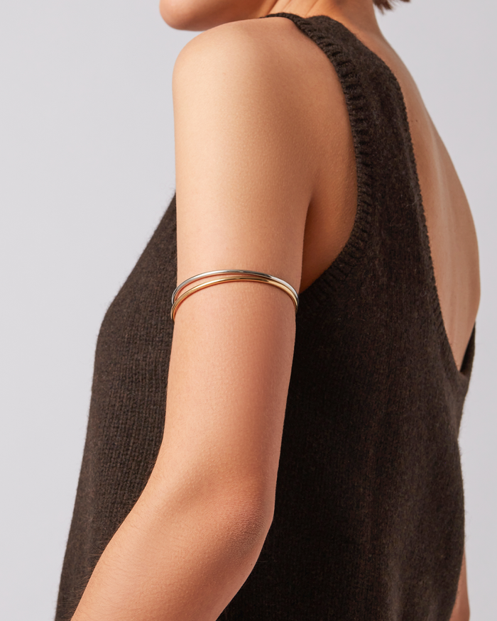 JENNY BIRD Dane Arm Cuff Set Two Tone Arm Cuff Set For Women