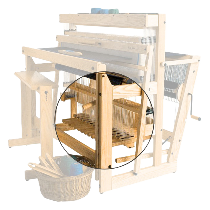 treadle height adjuster for delta and megado looms
