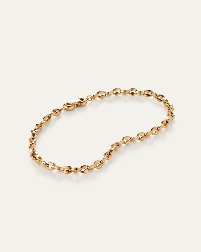 JENNY BIRD Dhani Gold Anklet Waterproof Gold Ankle Bracelet for Women