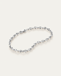 JENNY BIRD Dhani Silver Anklet Waterproof Silver Ankle Bracelet for Women