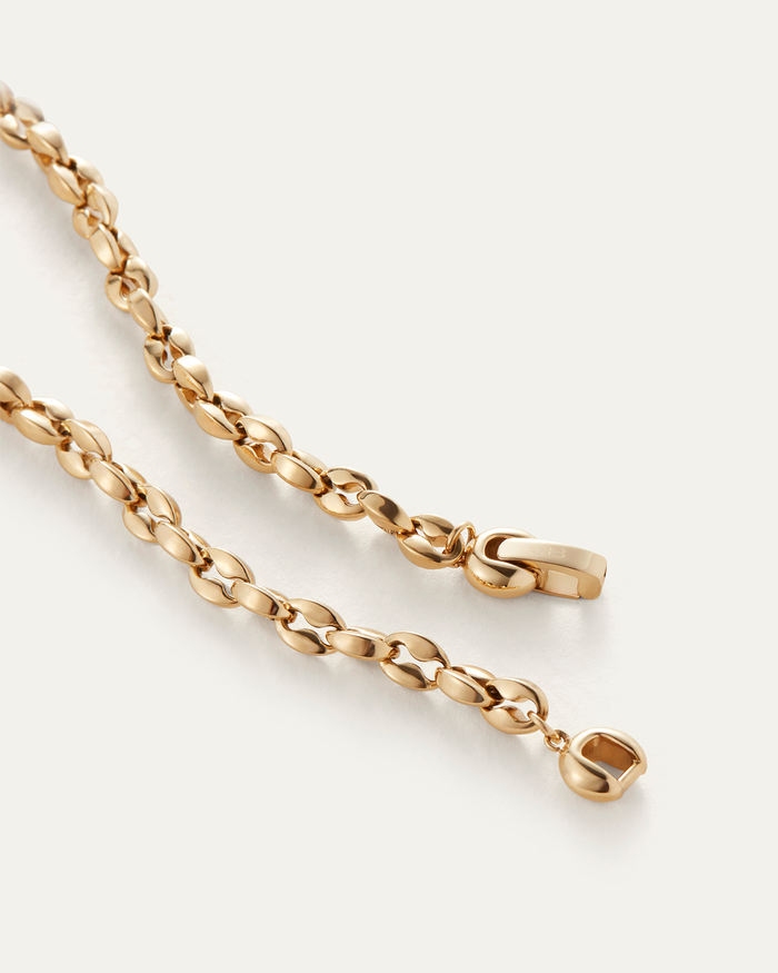 JENNY BIRD Dhani Gold Anklet Waterproof Gold Ankle Bracelet for Women