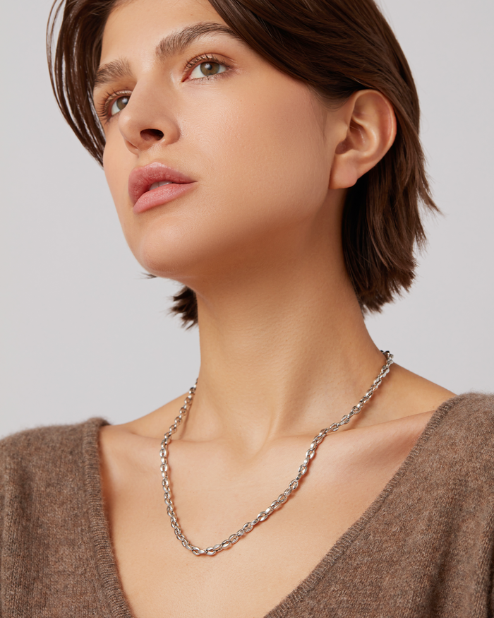 JENNY BIRD Waterproof Dhani Chain Silver Chain For Women