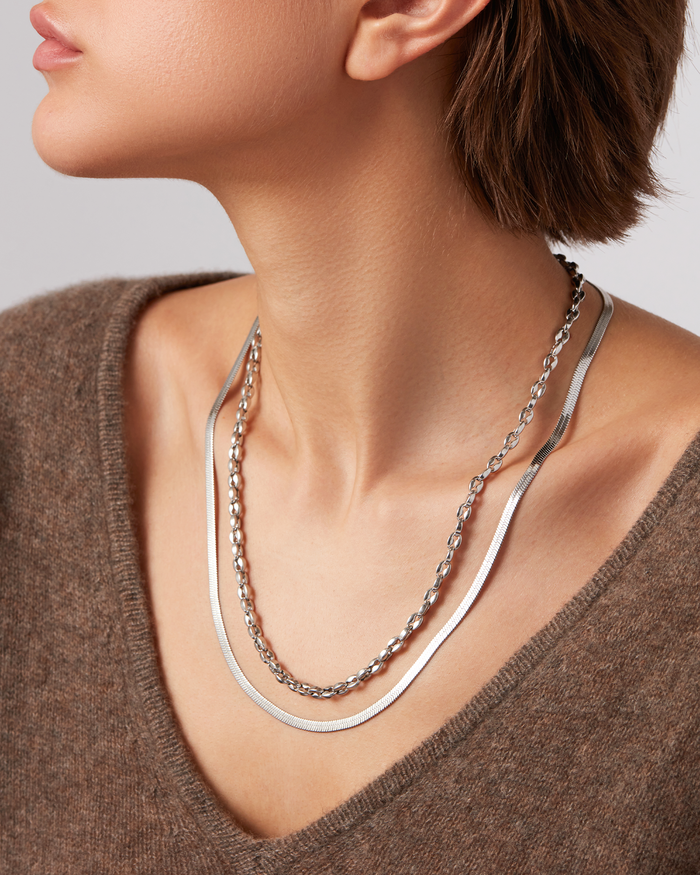 JENNY BIRD Waterproof Dhani Chain Silver Chain For Women