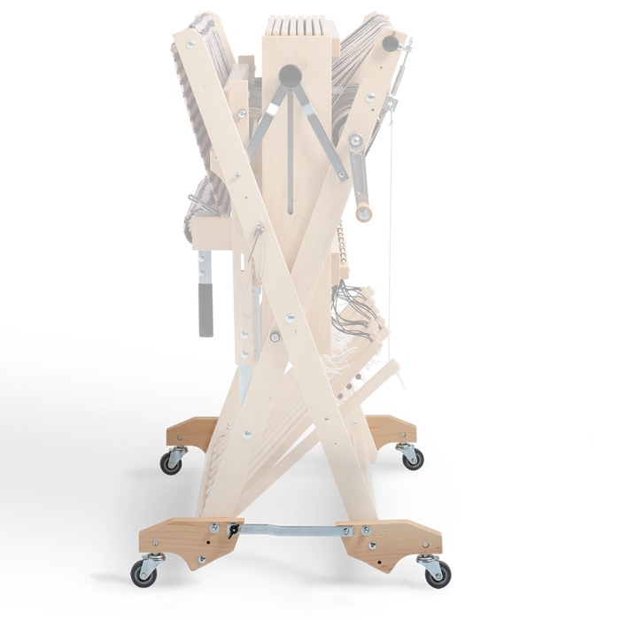 Baby Wolf 8-shaft loom and Wolf Stroller