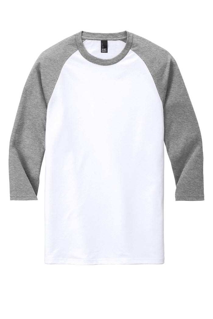 District DM136 Perfect Tri 3/4-Sleeve Raglan