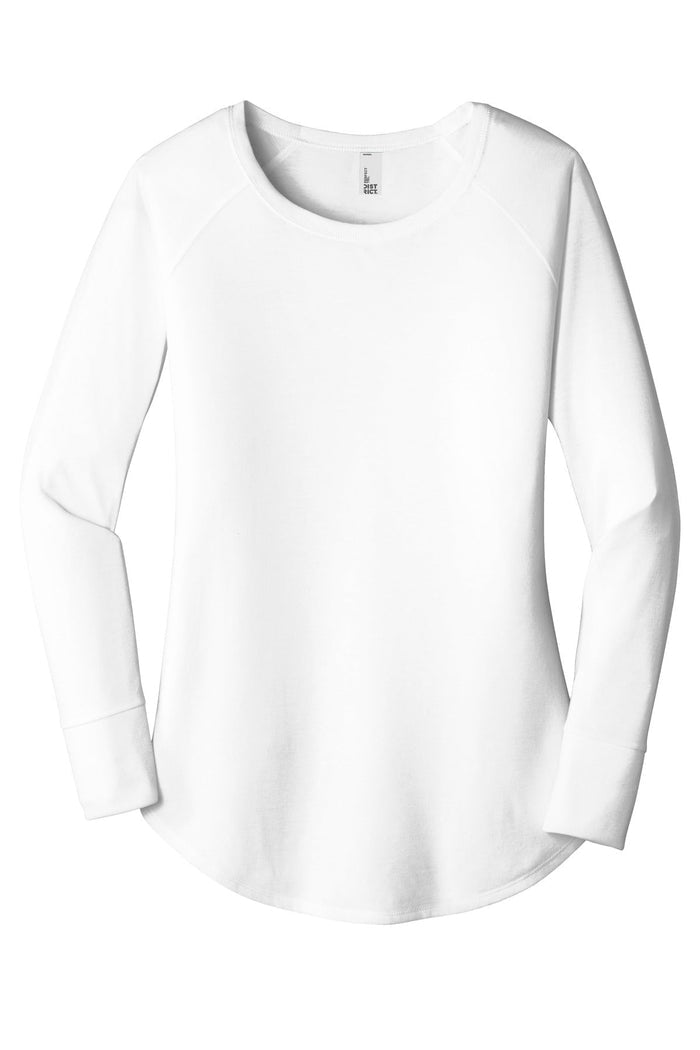 District DT132L Women's Perfect Tri  Long Sleeve Tunic Tee