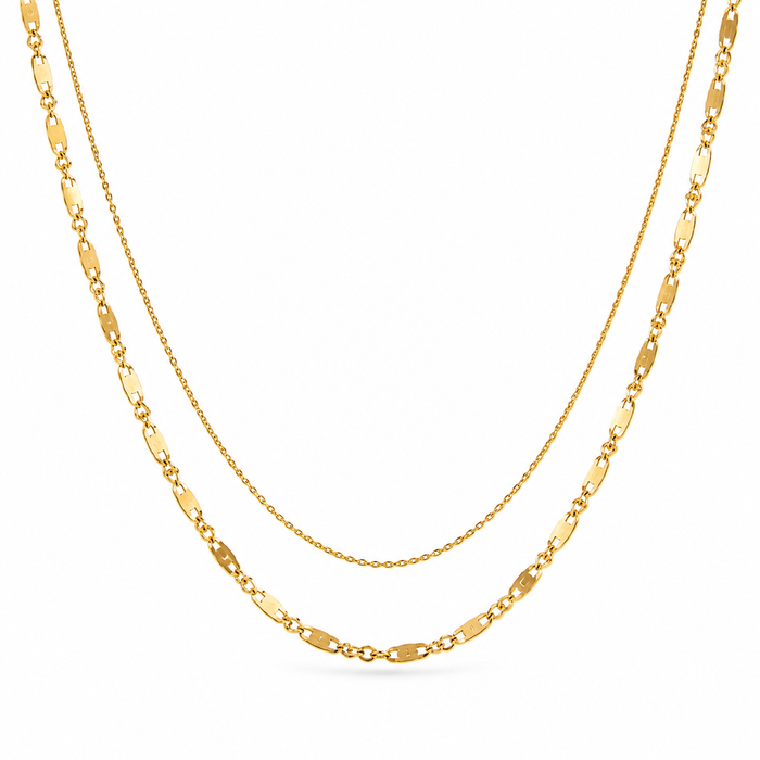 Dora Double Chain Necklace