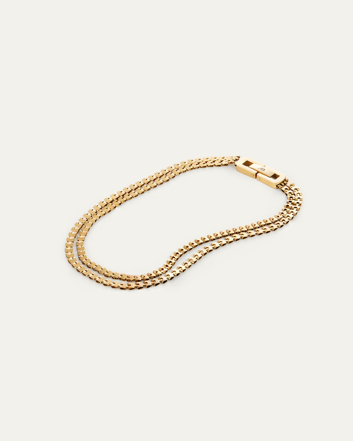 JENNY BIRD Waterproof Double Amalfi Anklet Gold Anklet for Woman