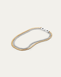JENNY BIRD Waterproof Double Amalfi Anklet Two Tone Anklet for Woman