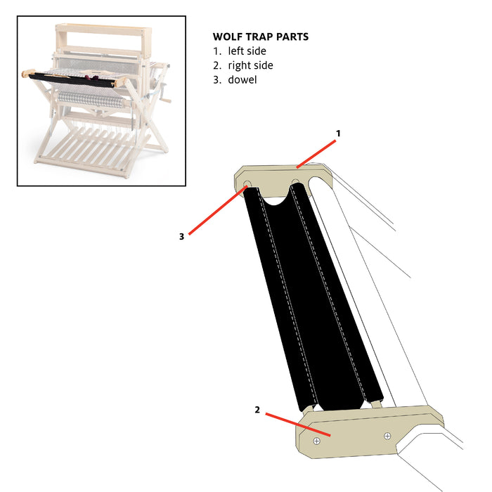 Dowels for Wolf Traps
