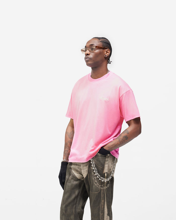 Dual Layer Script T-Shirt - Candy