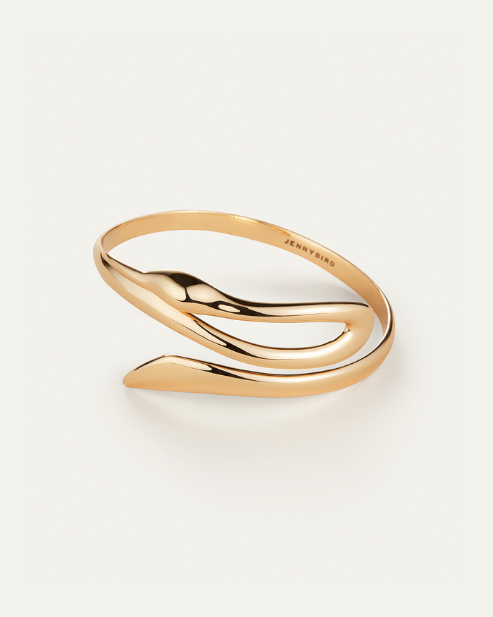 JENNY BIRD Egret Arm Cuff Gold Arm Cuff For Women