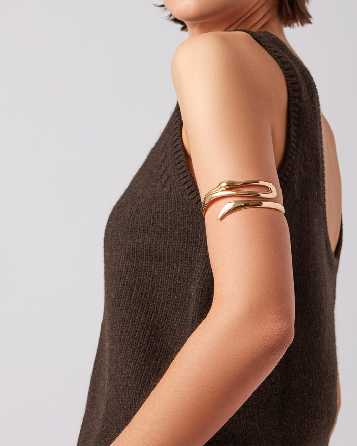 JENNY BIRD Egret Arm Cuff Gold Arm Cuff For Women