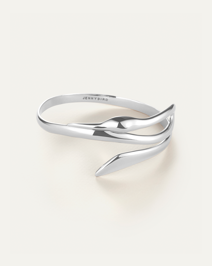 JENNY BIRD Egret Arm Cuff Silver Arm Cuff For Women