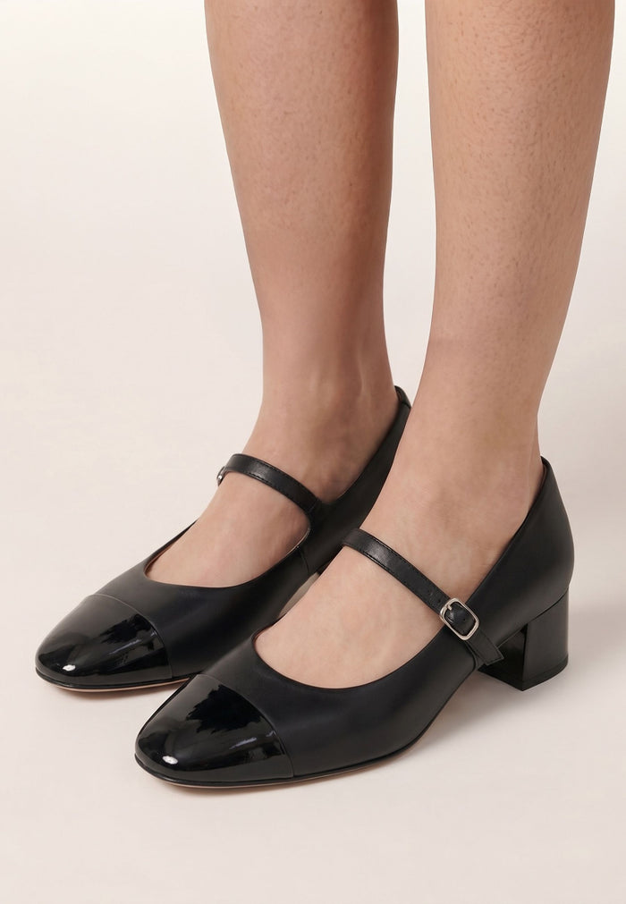 Elegant Mary Jane Heels Briar - Black