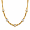 Ellery Bezel Chain Necklace — Short Necklace