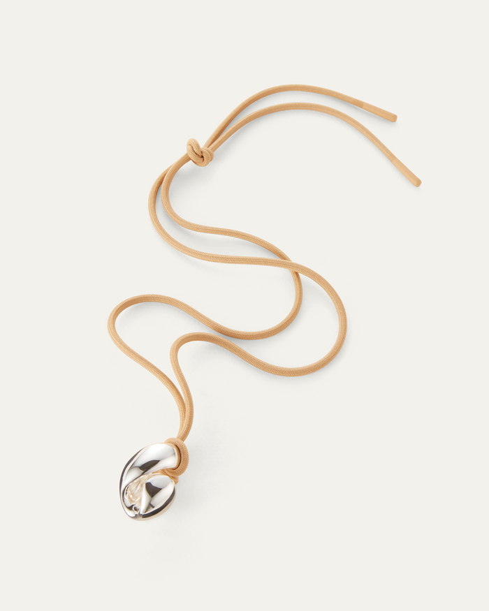 JENNY BIRD Estelle Rope Necklace Silver Necklace For Women