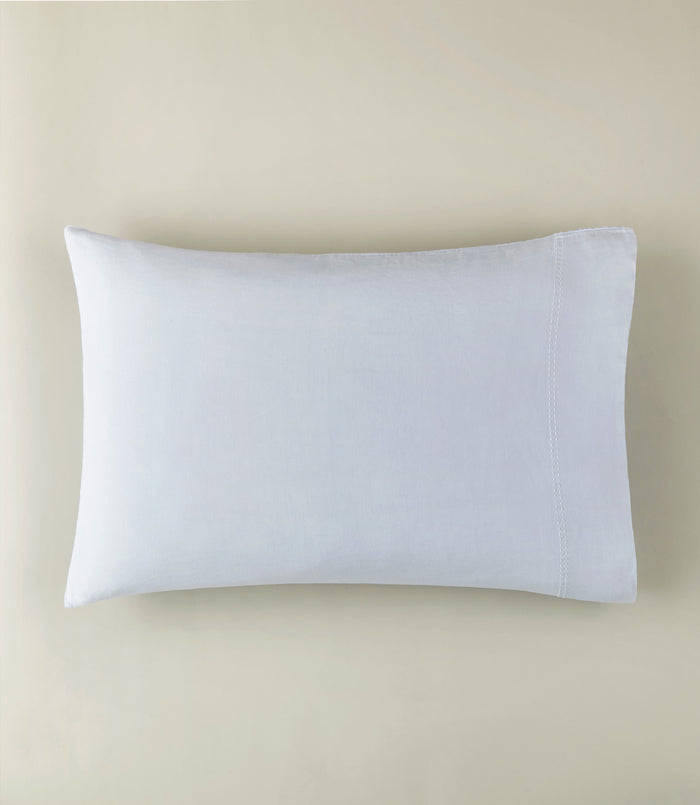 European Washed Linen Pillow Cases, Sky