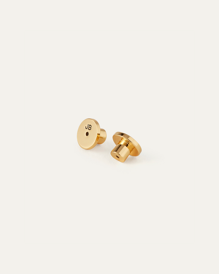 JENNY BIRD Flat Disc Earring Backs Gold Earring Backs For Women