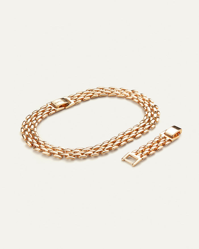 JENNY BIRD Francis Anklet Gold Link Ankle Bracelet For Women