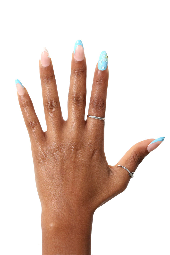 French Waterlily - Almond Press-On Nails