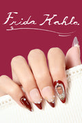 frida kahlo press on nails
almond press on nails frida design
artist nail art press on nails
reusable almond press on nails