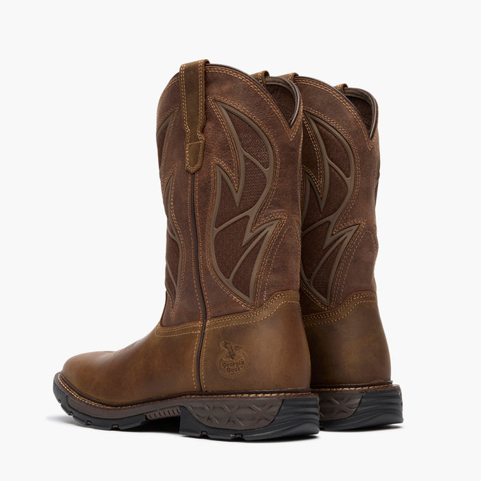 Georgia Boot Carbo-Tec FLX 11" Pull-On Alloy Toe Work Boot with InsulKul™