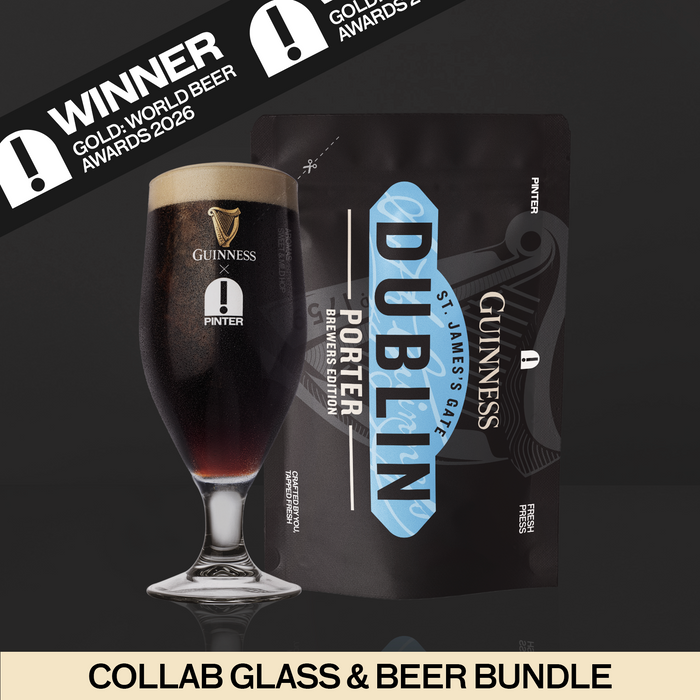 Glass + Guinness 'Dublin Porter, Brewers Edition'