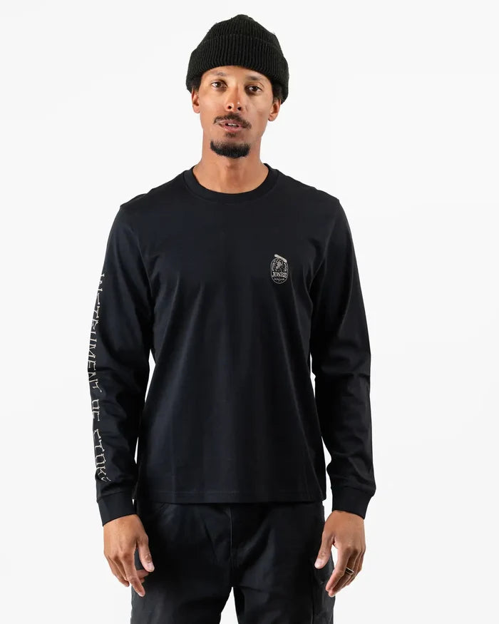 Graphic Organic Cotton Long Sleeve | Jones Graphic Organic Cotton Long Sleeve Jones Snowboards High Performance 7630949120007 J.26.TEM.GLS.BK.2S.1
