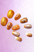 GUSTAV KLIMT ADELE BLOCH-BAUER'S PORTRAIT - SHORT OVAL PRESS-ON NAILS