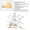 Hardware Bags for Wolf Height Extender Kits