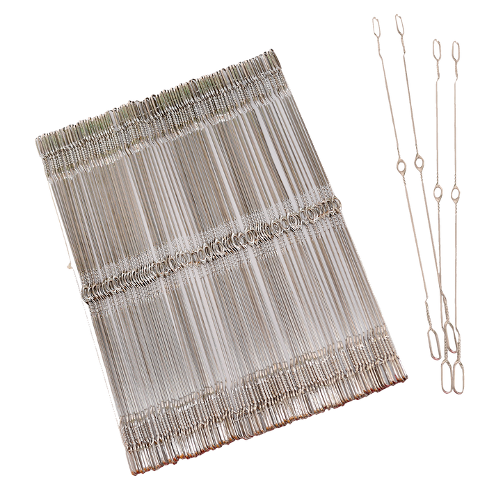 inserted eye heddles