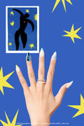 Henri Matisse Icarus – Almond Press-On Nails | Artist Nail Art