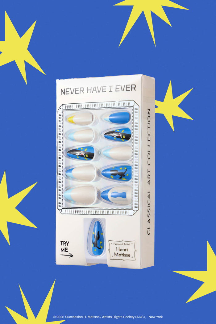 Henri Matisse Icarus – Almond Press-On Nails | Artist Nail Art
