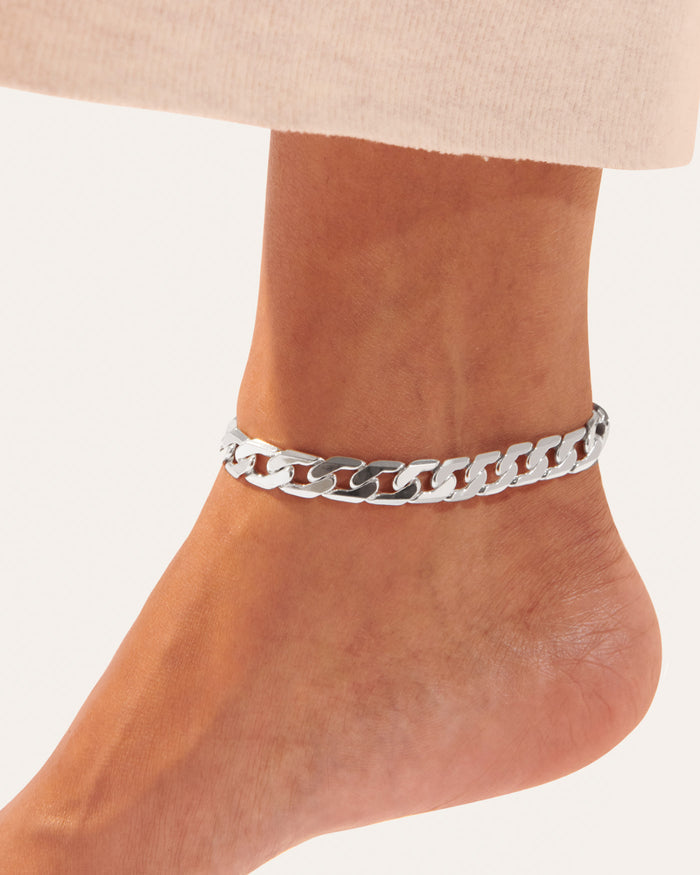 JENNY BIRD Henry Anklet Silver Anklet For Women