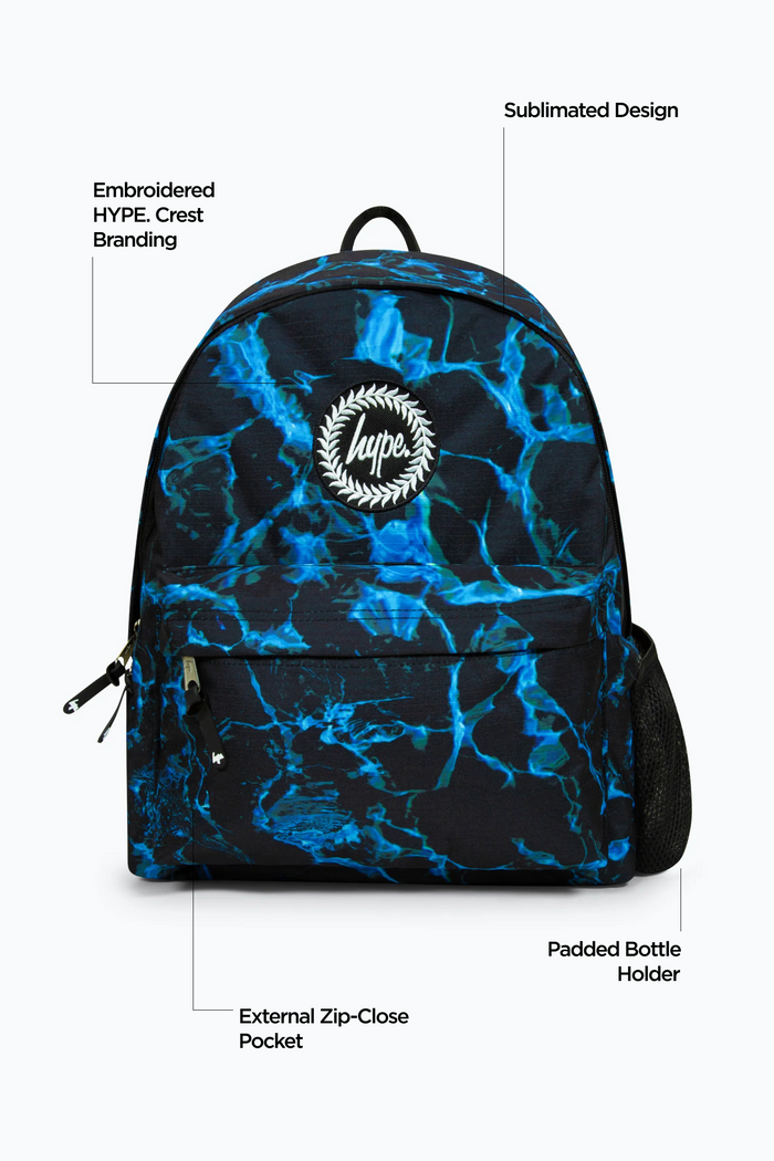 Hype Blue X-Ray Pool Iconic Boys Backpack