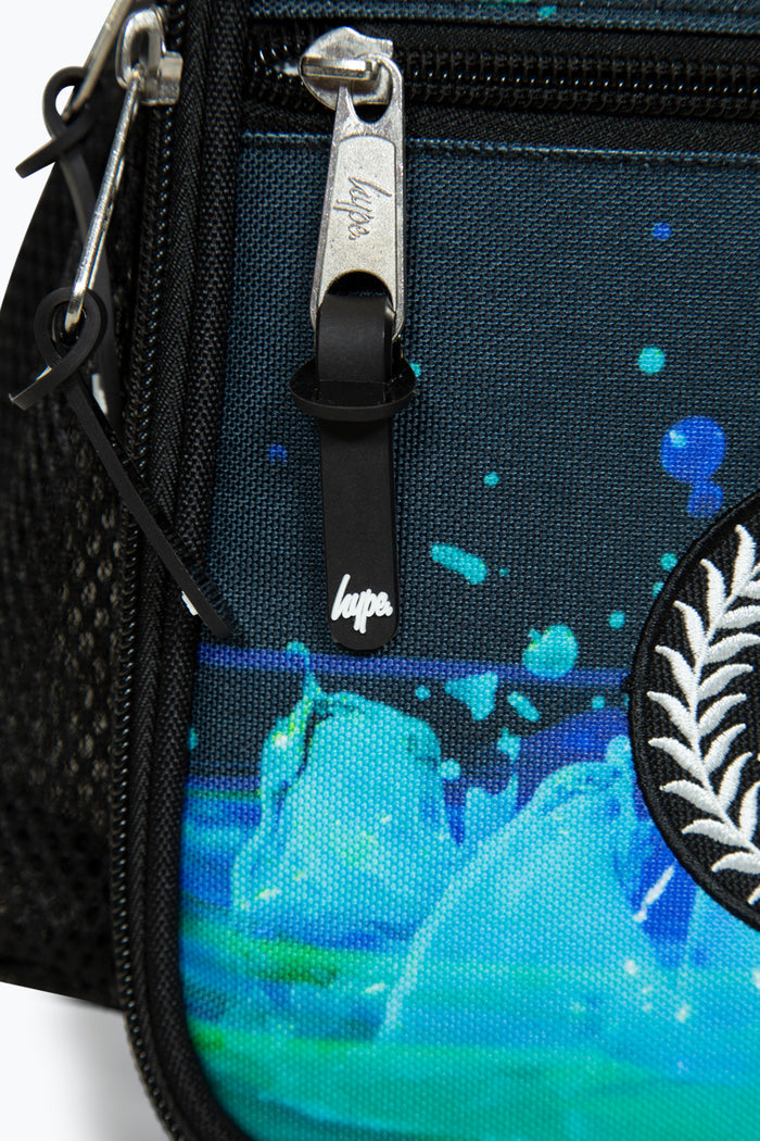 Hype Boys Black 3D Droplets Lunch Box