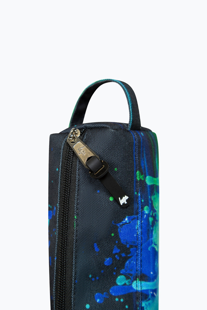 Hype Boys Black 3D Droplets Pencil Case