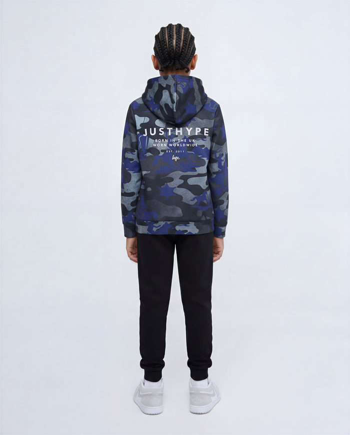 Hype Boys Black Cowboy Camo Hoodie