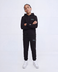 Hype Boys Black Graffiti Bolt Hoodie