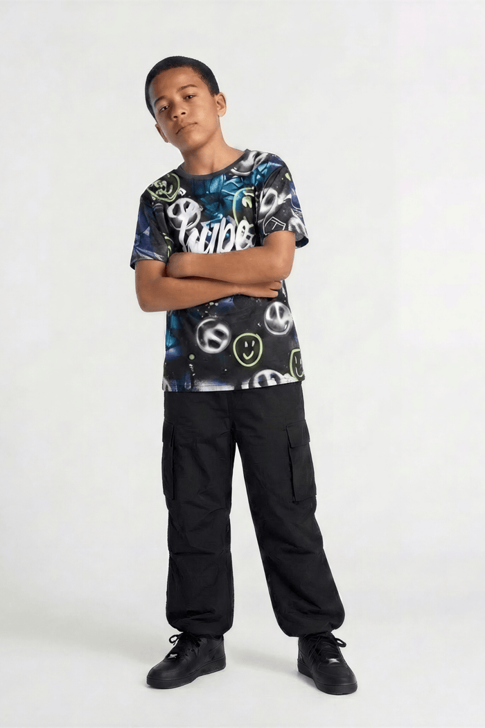Hype Boys Black Visionary T-Shirt