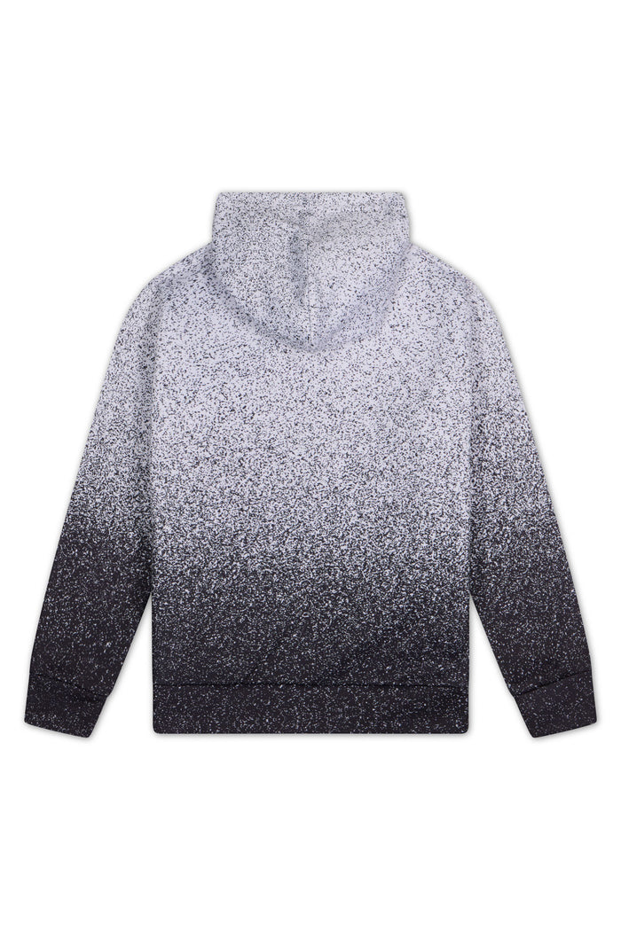 Hype Boys Black/White Speckle Fade Hoodie