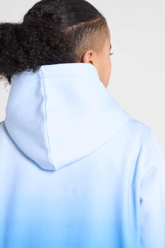 Hype Boys Blue Fade Hoodie & Shorts Set