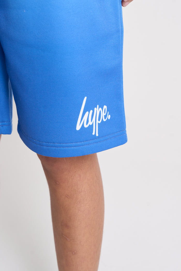 Hype Boys Blue Faded Sweat Shorts