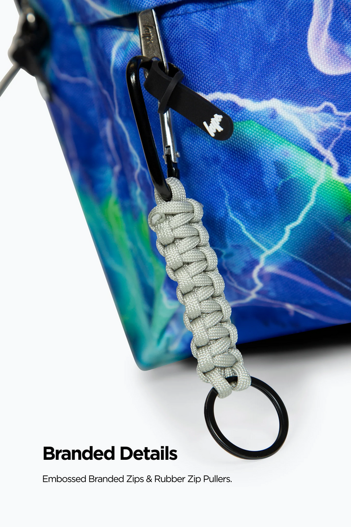 Hype Boys Blue Lightning Storm Backpack, Lunchbag & Bottle Bundle
