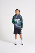Hype Boys Green Neon Camouflage Hoodie