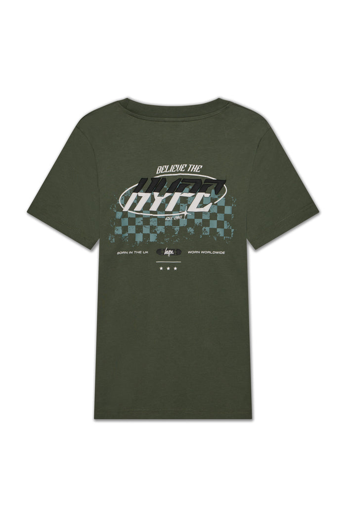Hype Boys Green Skater T-Shirt