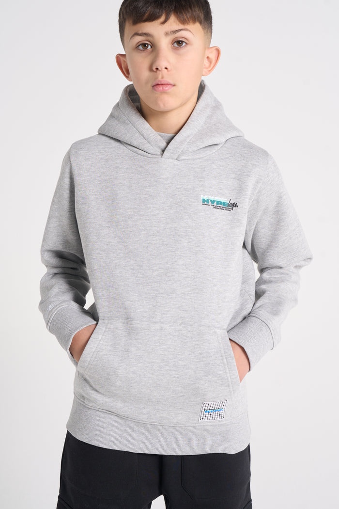 Hype Boys Grey Marl Cosmic Hoodie