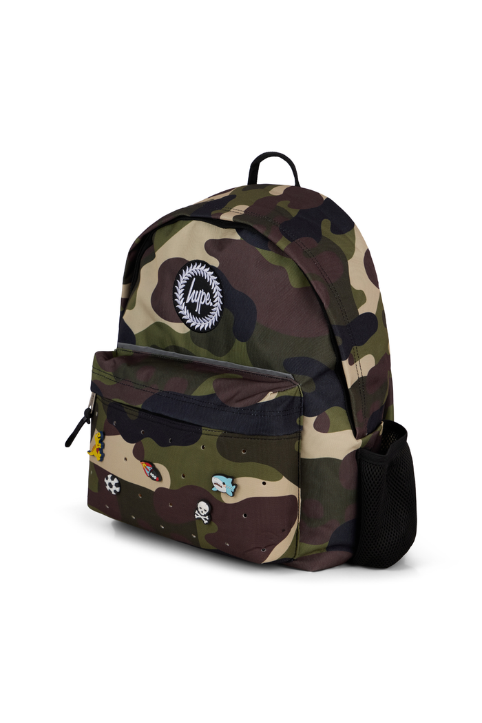 Hype Boys Multi Charm Camo Backpack