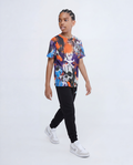 Hype Boys Multi Graffiti Skull T-Shirt